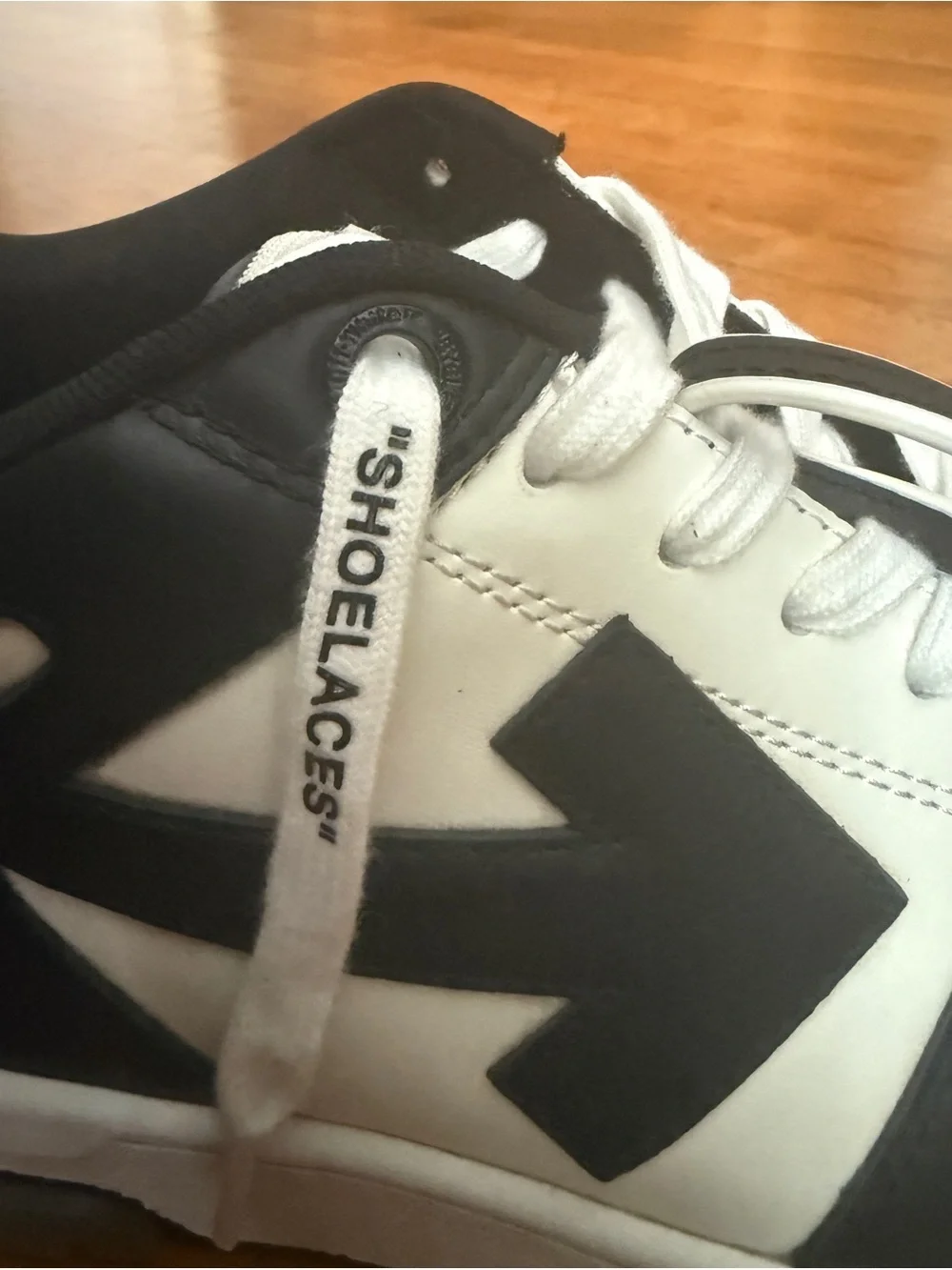 Off-White “Out of Office” Low Sneakers- White/Black Size EU 43